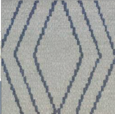 2147- Silver Navy Diamond Berber Chenille